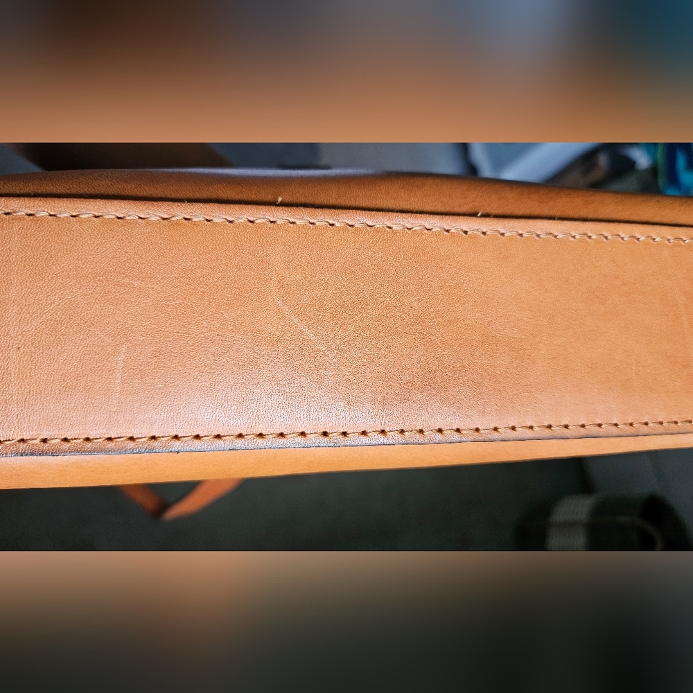 Patricia Nash Tooled Leather Sarola Crossbody Burnt Coral Bag Purse Western - Picture 10 of 12